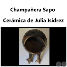 Champañera Sapo - Cerámica de Julia Isidrez